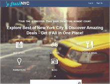 Tablet Screenshot of freshnyc.com